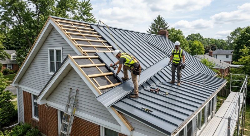 Aluminum Roof Installation in Fredericksburg, VA